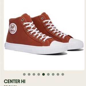 NWT P.F. Flyers Center Hi Brown Sneakers